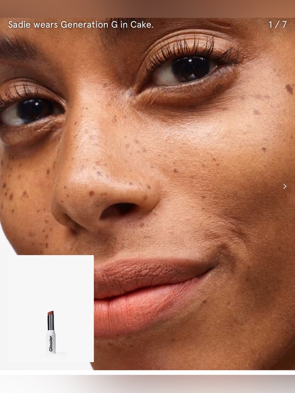 Glossier Generation G Sheer Matte Lipstick - Cake New